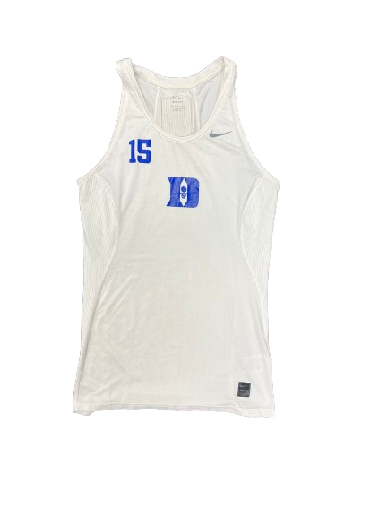 Ryan Young Duke Basketball Player Exclusive Compression Tank with 