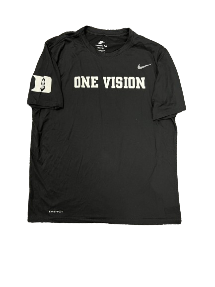 Ryan Young Duke Basketball Player Exclusive "ONE VISION" Practice Shirt with 