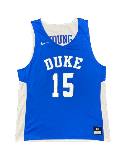 Ryan Young Duke Basketball Player Exclusive Reversible Practice Jersey (Size XL)