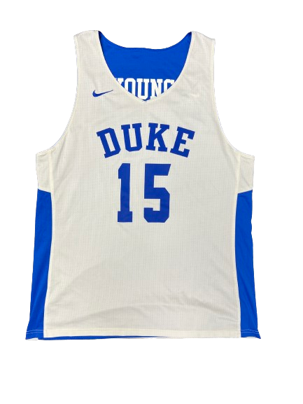 Ryan Young Duke Basketball Player Exclusive Reversible Practice Jersey (Size XL)