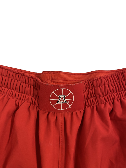 Jordan Mains Arizona Basketball Team-Issued Replica Game Shorts (Size L)