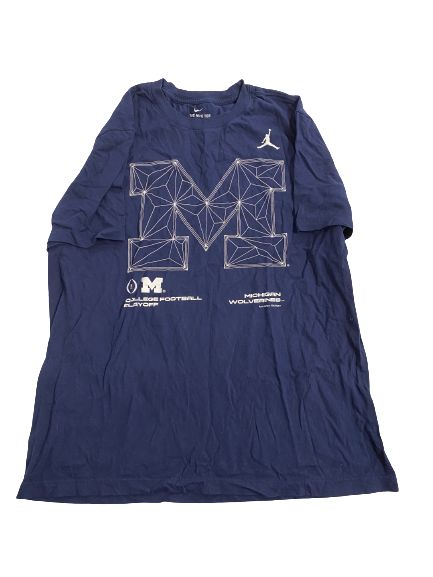 Nikhai Hill-Green Michigan Football College Football Playoff T-Shirt (Size XL)