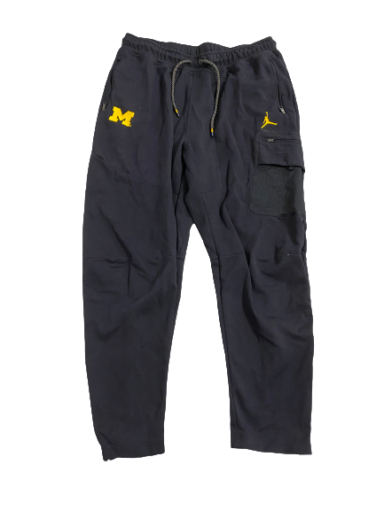Nikhai Hill-Green Michigan Football Team-Issued Sweatpants (Size XL)