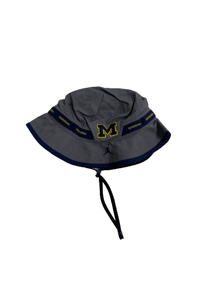 Nikhai Hill-Green Michigan Football Team-Issued Bucket Hat