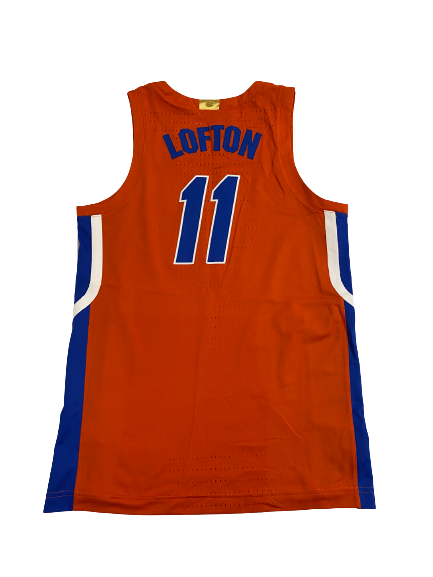Kyle Lofton Florida Basketball 2022-2023 Season Game-Worn Jersey With *RARE* SEC Graduate Patch (Size 46)