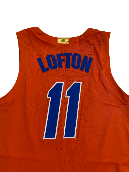 Kyle Lofton Florida Basketball 2022-2023 Season Game-Worn Jersey With *RARE* SEC Graduate Patch (Size 46)