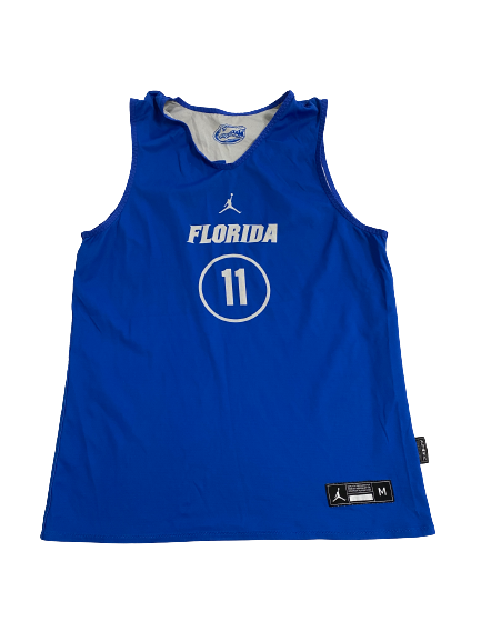 Kyle Lofton Florida Basketball Player-Exclusive Reversible Practice Jersey (Size M)