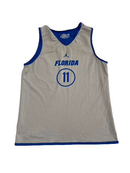 Kyle Lofton Florida Basketball Player-Exclusive Reversible Practice Jersey (Size M)