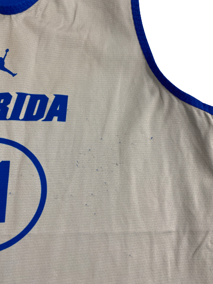 Kyle Lofton Florida Basketball Player-Exclusive Reversible Practice Jersey (Size M)