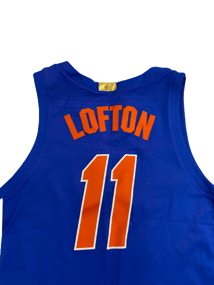 Kyle Lofton Florida Basketball 2022-2023 Season Game-Worn Jersey With *RARE* SEC Graduate Patch (Size 46)