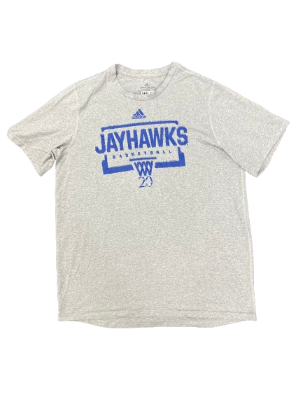 Michael Jankovich Kansas Basketball Player Exclusive Pre-Game Warm-Up Shooting Shirt with 