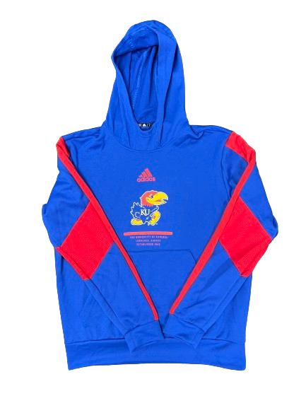 Michael Jankovich Kansas Basketball Team Issued Travel Sweatshirt (Size L)