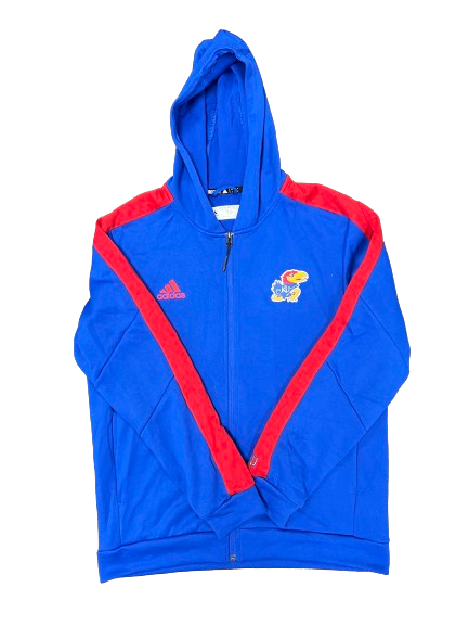 Michael Jankovich Kansas Basketball Team Issued Zip-Up Jacket (Size L)