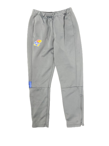 Michael Jankovich Kansas Basketball Team Issued Travel Sweatpants (Size L)