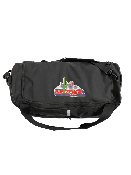 Matthew Lang Arizona Basketball Player-Exclusive Travel Duffel Bag With *RARE* Alternate Desert Logo 