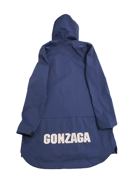 Matthew Lang Gonzaga Basketball Player-Exclusive Long Trench Jacket With "GONZAGA" On Back