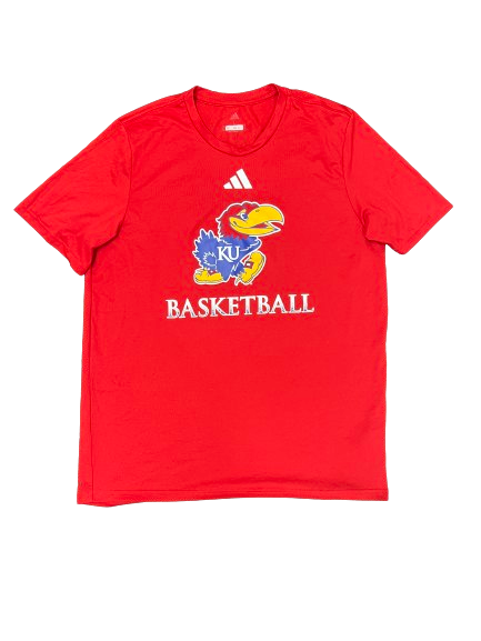 Michael Jankovich Kansas Basketball Player Exclusive Pre-Game Warm-Up Shooting Shirt with 
