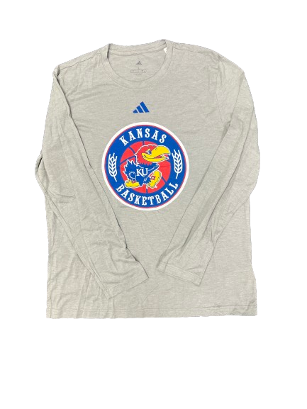 Michael Jankovich Kansas Basketball Player Exclusive Long Sleeve Shirt (Size L)
