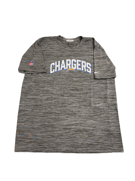 Joshua Kelley Los Angeles Chargers Team-Issued T-Shirt (Size XL)