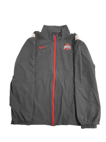 Marcus Ernst Ohio State Baseball Team-Issued Zip-Up Jacket (Size L)