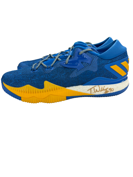 Thomas Welsh UCLA Basketball Signed Team-Issued Shoes (Size 17)