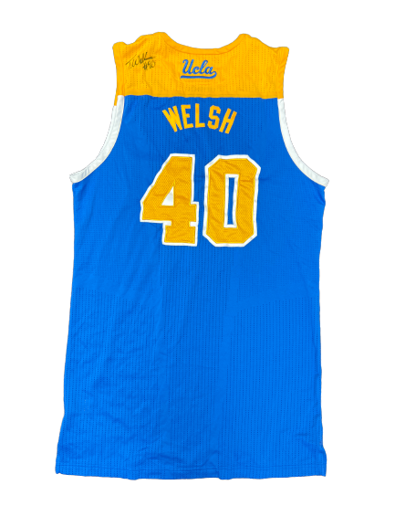Thomas Welsh UCLA Basketball SIGNED Game Issued Jersey (Size XXL Length +4)