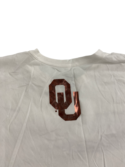 Brady Manek Oklahoma Basketball Team-Issued Long Sleeve Shirt (Size XXL)