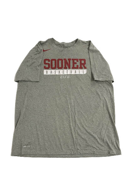 Brady Manek Oklahoma Basketball Team-Issued T-Shirt (Size XXL)