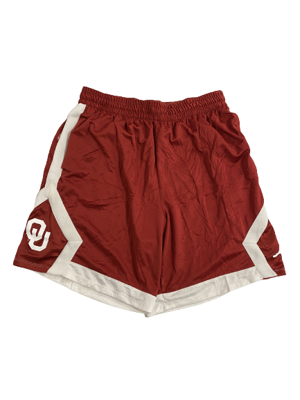 Brady Manek Oklahoma Basketball Team-Issued Shorts (Size XXL)