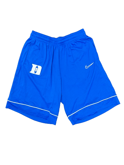 Kyle Filipowski Duke Basketball Team Issued Workout Shorts (Size XL)