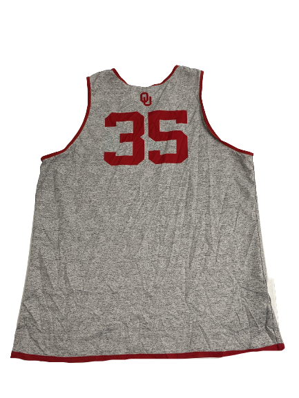 Brady Manek Oklahoma Basketball Player-Exclusive Practice Jersey (Size XXL Length +2)