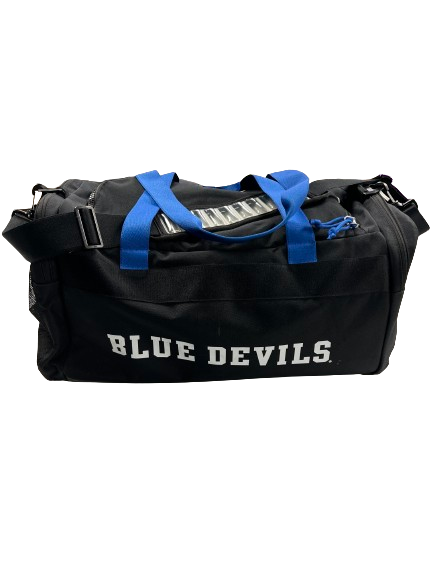 Kyle Filipowski Duke Basketball Team Issued Travel Duffle Bag
