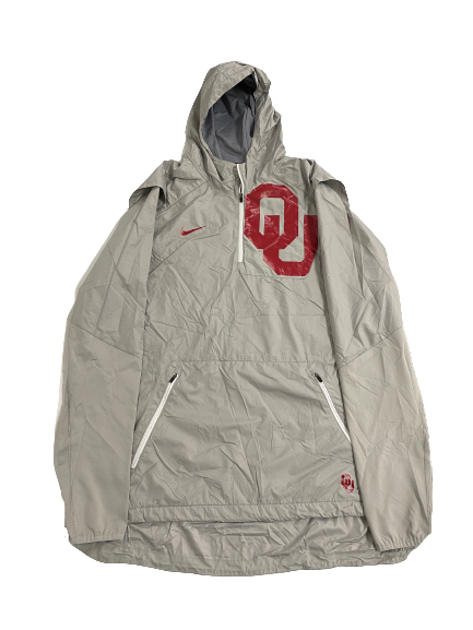 Brady Manek Oklahoma Basketball Player-Exclusive Windbreaker Jacket (Size XXLT)