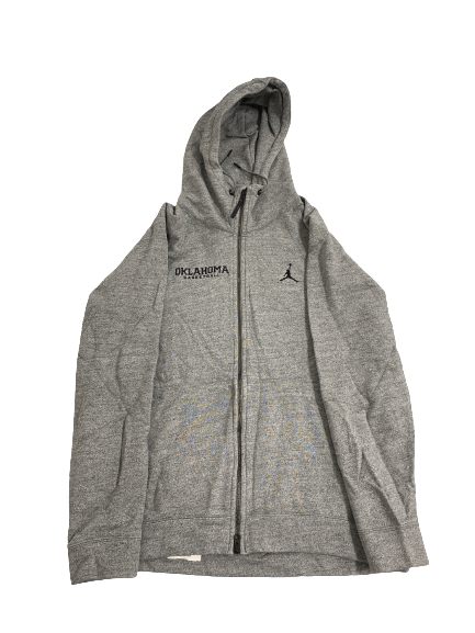Brady Manek Oklahoma Basketball Player-Exclusive Zip-Up Jacket (Size XXL)