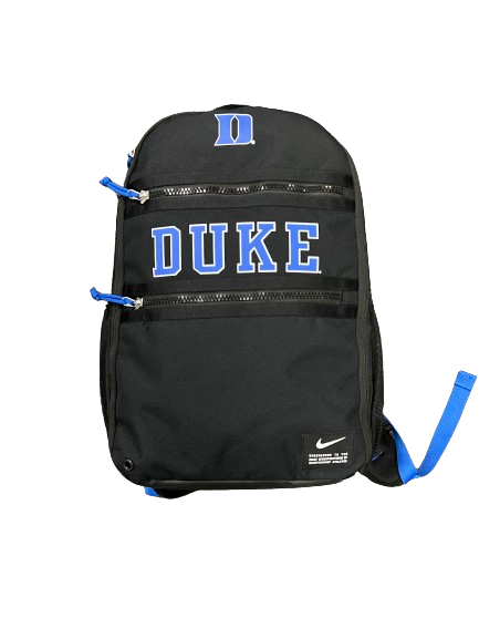Kyle Filipowski Duke Basketball Team Issued Travel Backpack