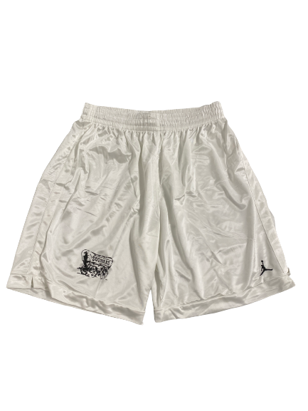 Brady Manek Oklahoma Basketball Player-Exclusive Premium Shorts With RETRO LOGO *RARE* (Size XXL)