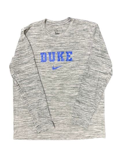 Kyle Filipowski Duke Basketball Team Issued Long Sleeve Shirt (Size XL)