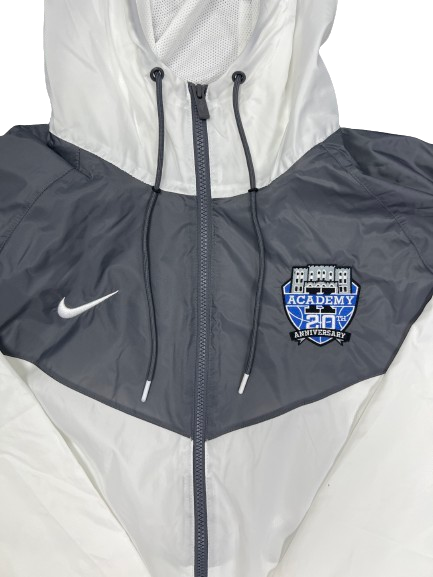 Kyle Filipowski Duke Basketball Player Exclusive "K ACADEMY 20th ANNIVERSARY" Windbreaker Full Zip Jacket (Size XL)