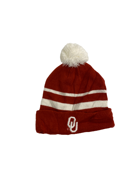 Brady Manek Oklahoma Basketball Team-Issued Beanie Hat