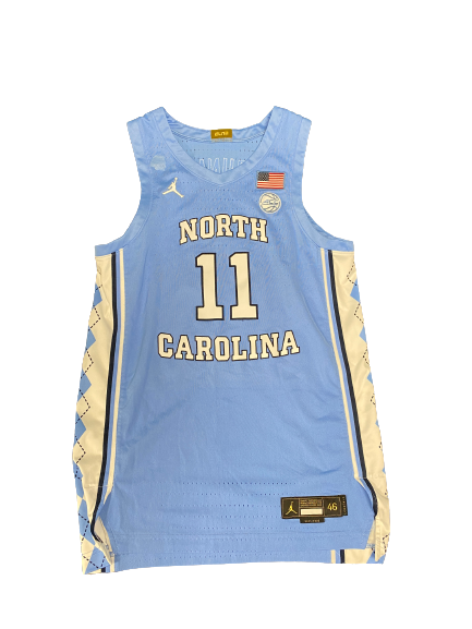 NORTH CAROLINA \"HEELS \"ゲームシャツ サイズ　XL NORTH CAROLINA HEELS ゲームシャツ サイズ XL