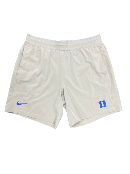 Kyle Filipowski Duke Basketball Team Issued Workout Shorts (Size XL)