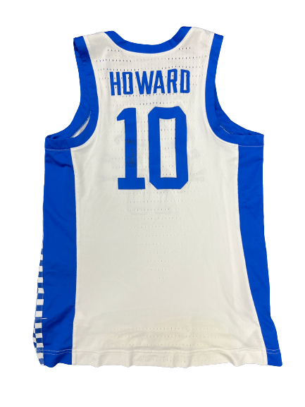 Rhyne Howard Kentucky Basketball Signed Game-Worn Uniform Set