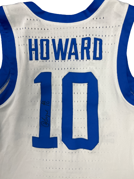 Rhyne Howard Kentucky Basketball Signed Game-Worn Uniform Set