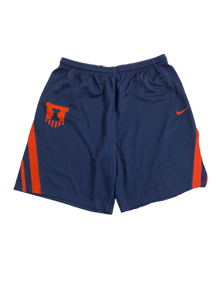 Kofi Cockburn Illinois Basketball Player Exclusive Practice Shorts (Size 2XL)