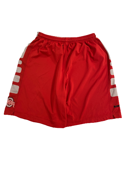 Kaleb Wesson Ohio State Basketball Player-Exclusive "LeBron" Practice Shorts (Size XXXL)