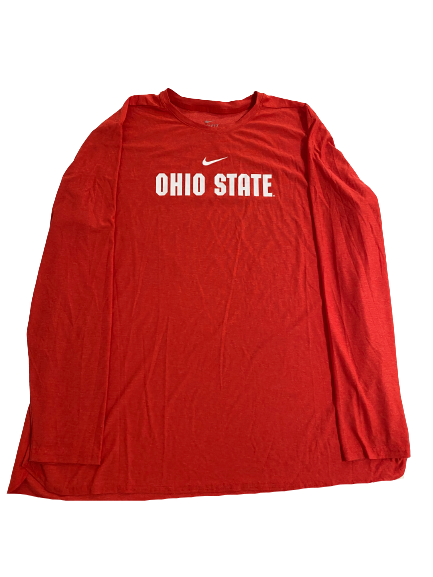 Kaleb Wesson Ohio State Basketball Team-Issued Long Sleeve Shirt (Size XXL)