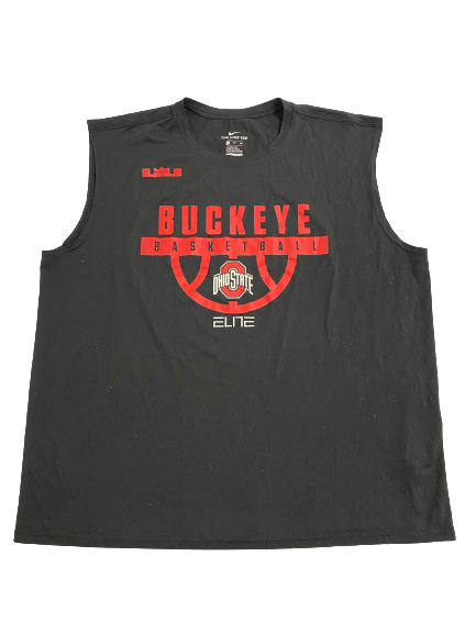 Kaleb Wesson Ohio State Basketball Team-Issued "LeBron" Workout Tank (Size XXL)