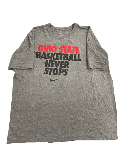 Kaleb Wesson Ohio State Basketball Team-Issued T-Shirt (Size XXL)
