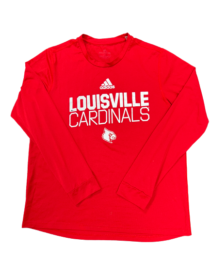 Tori Dilfer Louisville Volleyball SIGNED Long Sleeve Practice Shirt (Size L)