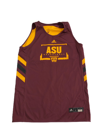 Marcus Bagley Arizona State Basketball Player-Exclusive Reversible Practice Jersey (Size L)
